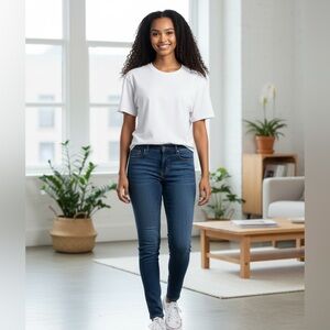 #281 Express Dark Blue Women's Skinny Jeans